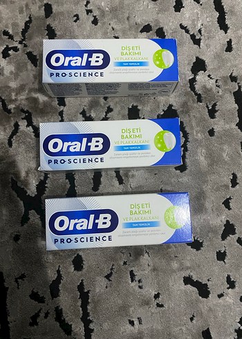 3 adet Oral-B ProScience Diş Eti Bakım Diş Macunu