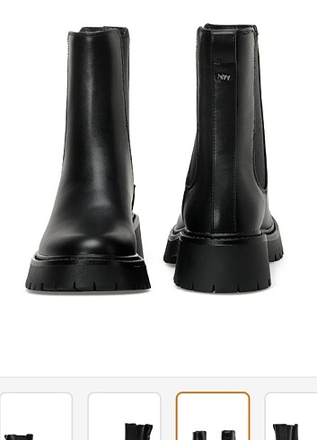 38 Beden siyah Renk Nine West Chelsea bot