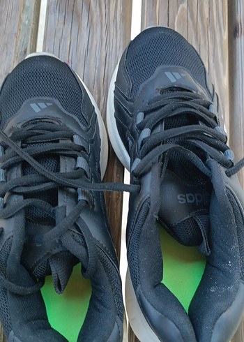 Siyah Erkek Spor Ayakkabı Bağcıkları - Görsel 4