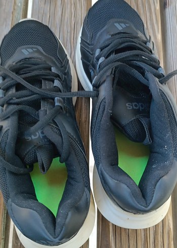 Siyah Erkek Spor Ayakkabı Bağcıkları - Görsel 2