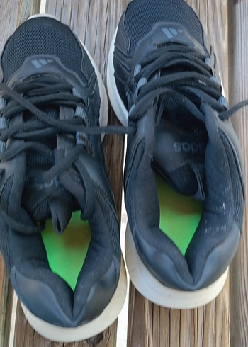 Siyah Erkek Spor Ayakkabı Bağcıkları - Görsel 5