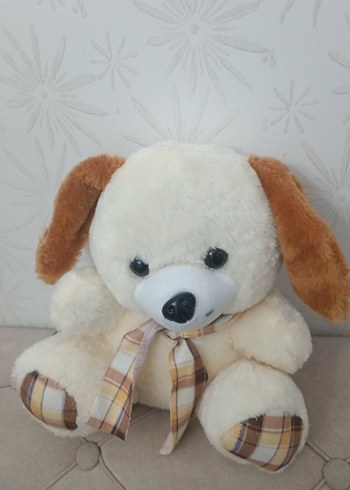 Bej Peluş Oyuncak Köpek - Görsel 2