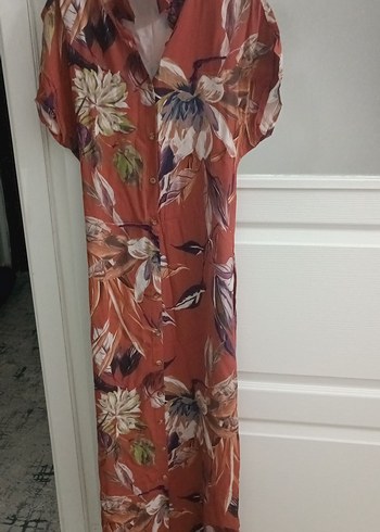 Bohem Çok Renkli Uzun Elbise - Görsel 2