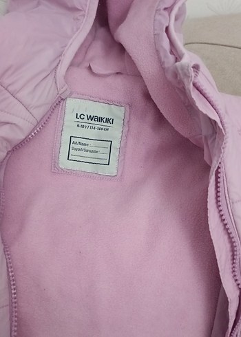 Kız Çocuk Kapüşonlu Fermuarlı Pembe Yelek - Görsel 7