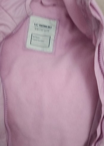 Kız Çocuk Kapüşonlu Fermuarlı Pembe Yelek - Görsel 8