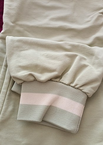 Khaki Renkli Rahat Kesim Kız Eşofman Takımı - Görsel 8