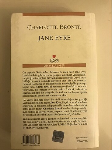  Beden Renk Jane Eyre (Charlotte Bronte)