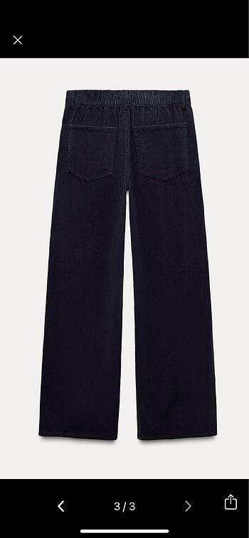 m Beden Zara Fitilli Pantolon