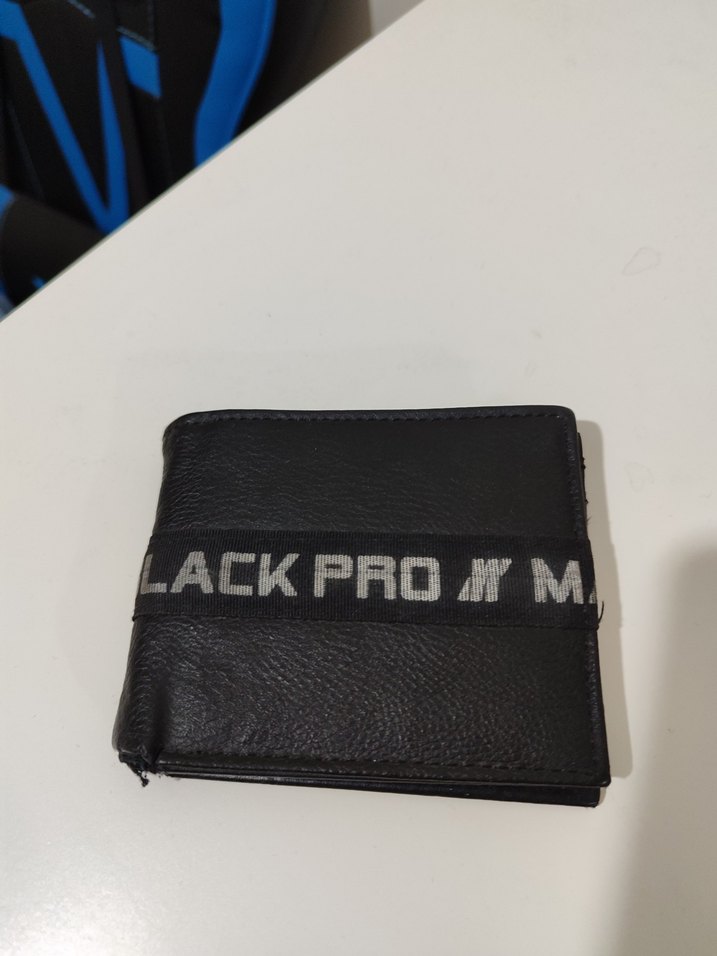 Siyah Baskılı Erkek Cüzdanı - Görsel 2