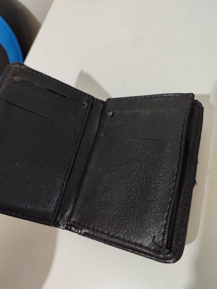 Siyah Lacivert Erkek Cüzdan - Görsel 4
