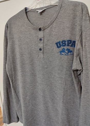 Gri Düğmeli Erkek Pijama Takımı - Görsel 3