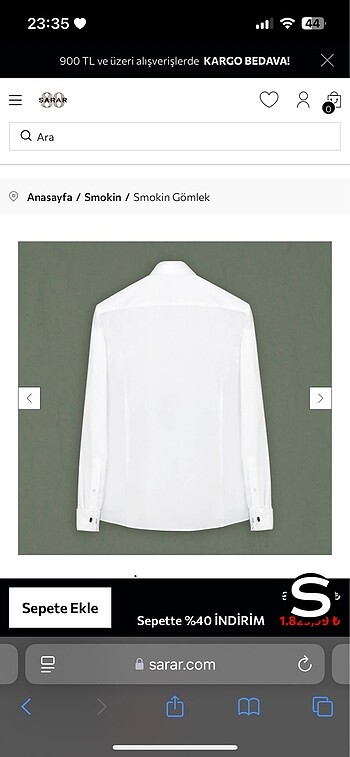 Smokin gömlek - Görsel 2