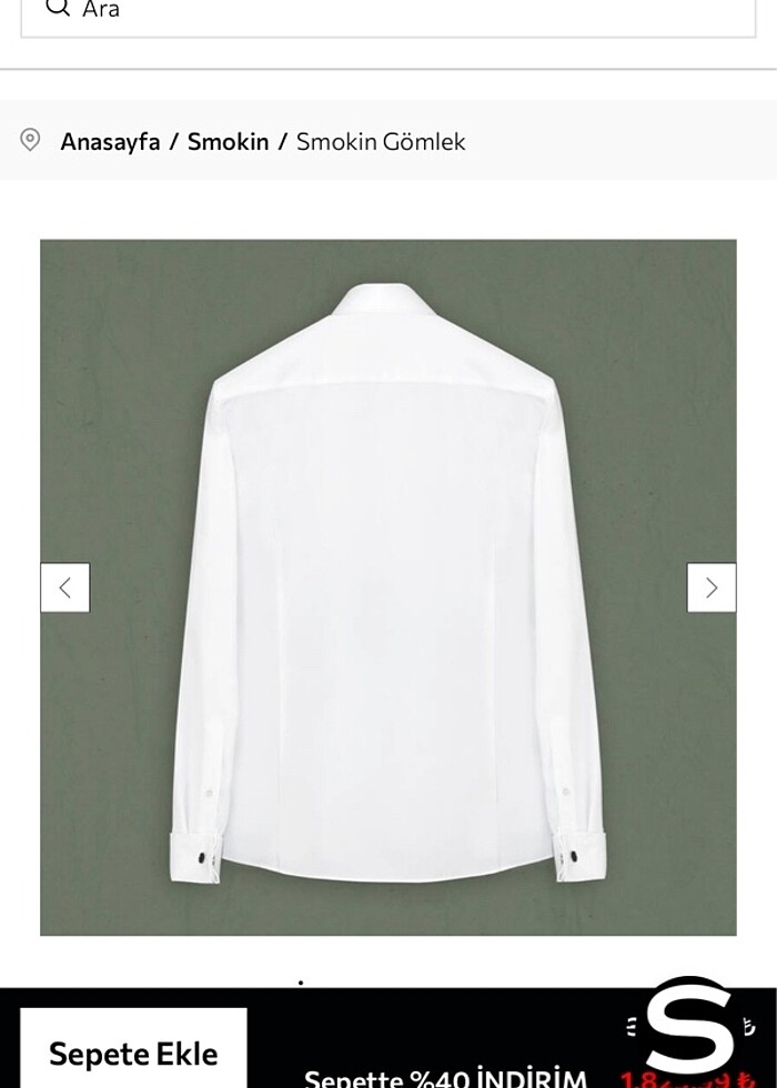 Smokin gömlek - Görsel 2