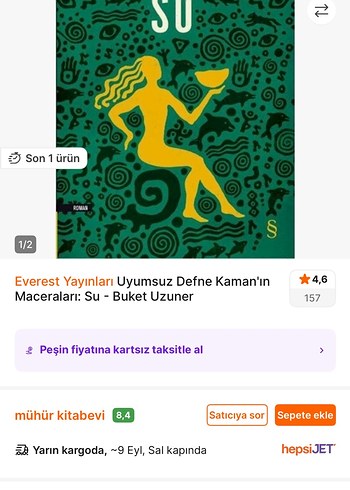Uyumsuz Defne Kaman'ın Maceraları: Su - Buket Uzuner