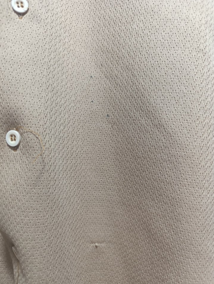 Bej Kısa Kollu Düğmeli Erkek Gömlek - Görsel 3