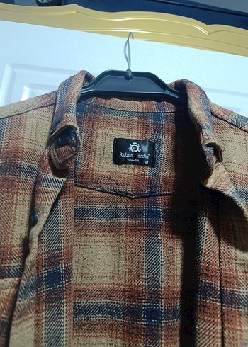 Erkek Kahverengi Ekoseli Uzun Kollu Gömlek - Görsel 2