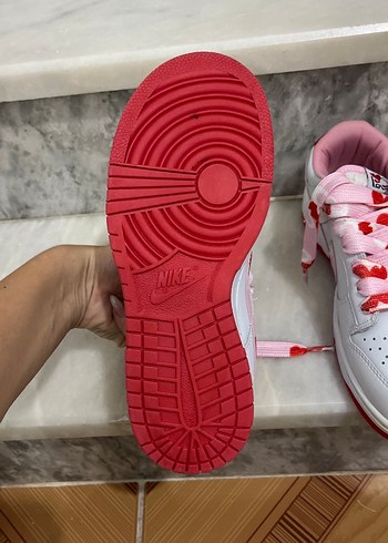 37 Beden pembe Renk Pembe nike Detaylı Platform Topuklu Spor Ayakkabı