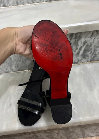 38 Beden siyah Renk SOHO Siyah Parlak Yılan Desenli Topuklu Kadın Ayakkabı