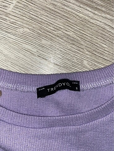 s Beden mor Renk mor crop trendyol