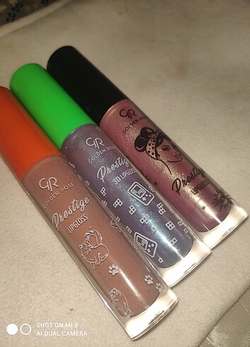 Golden rose 3 lü lip gloss