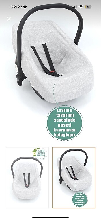 Bebek puset çarşafı