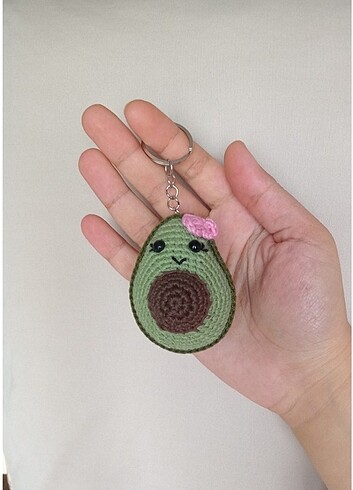 Diğer Amigurumi Avokado Anahtarlık