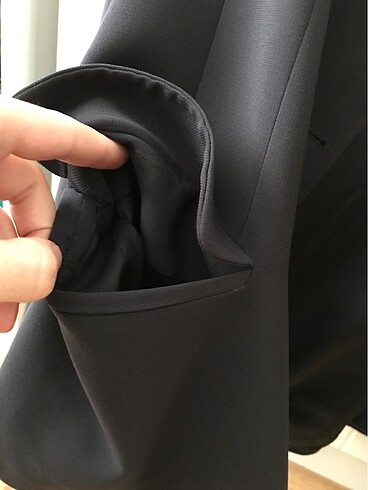 xl Beden lacivert Renk Blazer ceket orijinal