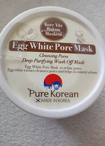  Beden Pure Korean Egg Mask 