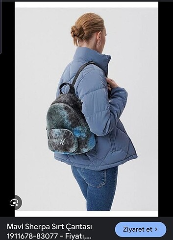 Mavi Jeans Mavi sırt çanta