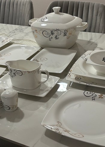 KÜTAHYA 12 kişilik Yemek Takımı - Görsel 6