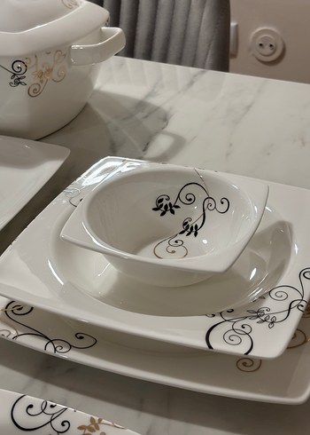 KÜTAHYA 12 kişilik Yemek Takımı - Görsel 4