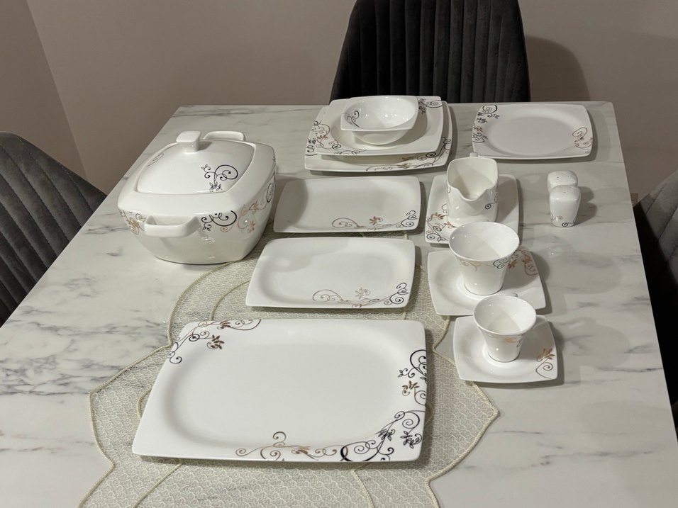 KÜTAHYA 12 kişilik Yemek Takımı - Görsel 2
