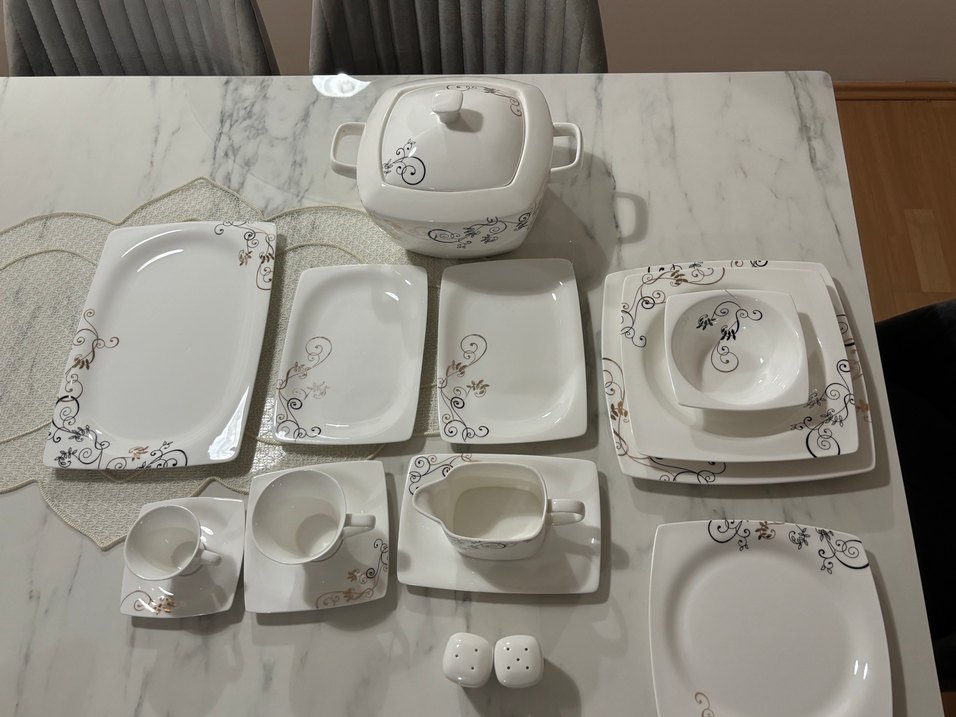 KÜTAHYA 12 kişilik Yemek Takımı - Görsel 3