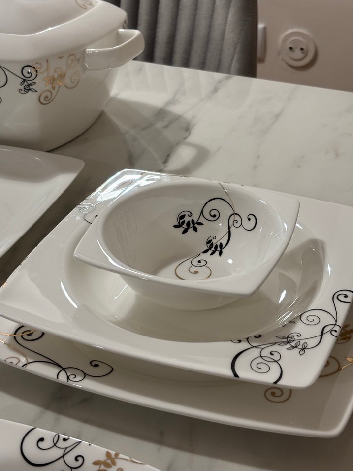 KÜTAHYA 12 kişilik Yemek Takımı - Görsel 4