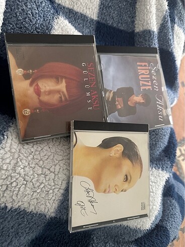 Orijinal sarı bandrol Sezen Aksu cd leri sıfır çizik (adet fiyat