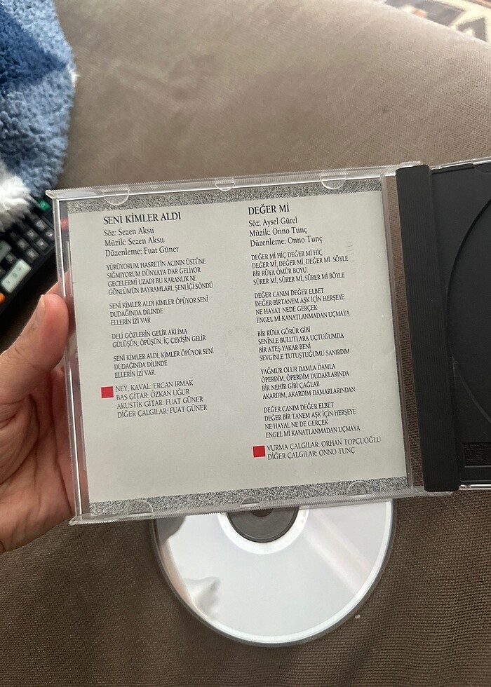 Orijinal sarı bandrol Sezen Aksu cd leri sıfır çizik (adet fiyat - Görsel 3