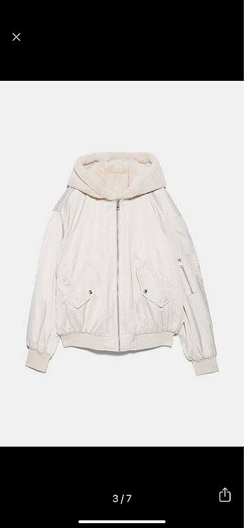 Zara Zara çift taraflı bomber ceket
