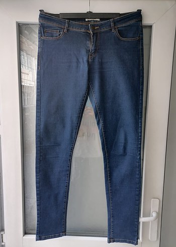 Lacivert Kadın Normal Boy Kot Pantolon