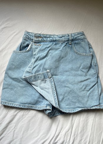 Defacto Acik Mavi Denim Mini Sort
