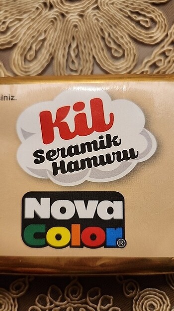  NOVA COLOR KAHVERENGİ KİL SERAMİK HAMURU 1000 G