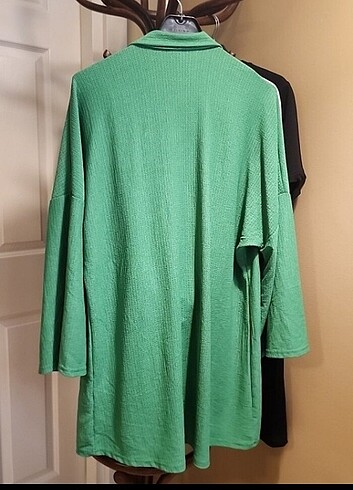 xl Beden Yeşil Gofre Kimono Pantolon Takım 42 / 44 Beden Uyumlu