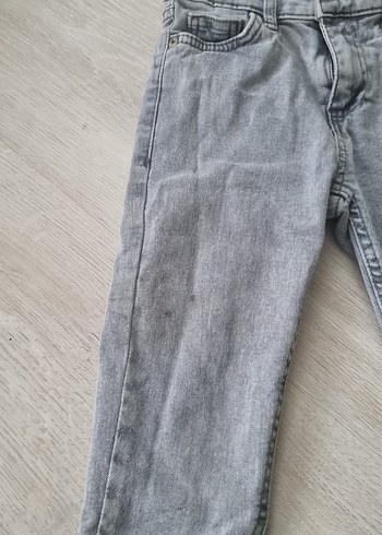 Gri Erkek Çocuk Denim Pantolon - Görsel 2
