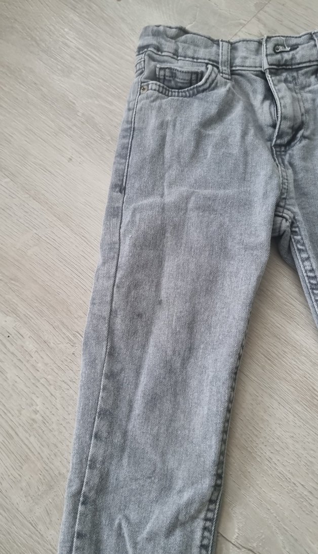 Gri Erkek Çocuk Denim Pantolon - Görsel 2