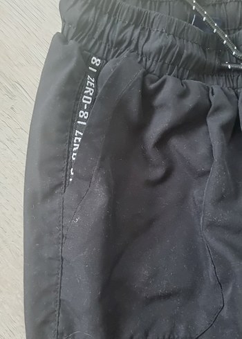 Erkek Çocuk Siyah Bol Kesim Keten Pantolon - Görsel 2