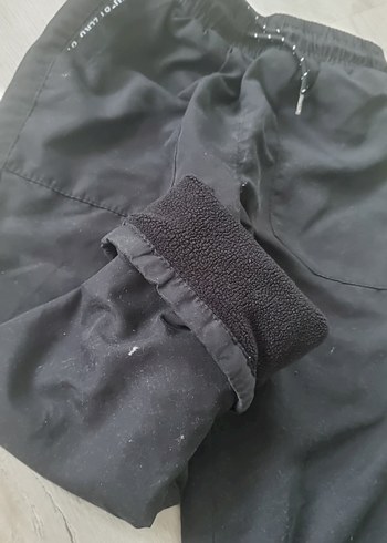 Erkek Çocuk Siyah Bol Kesim Keten Pantolon - Görsel 5