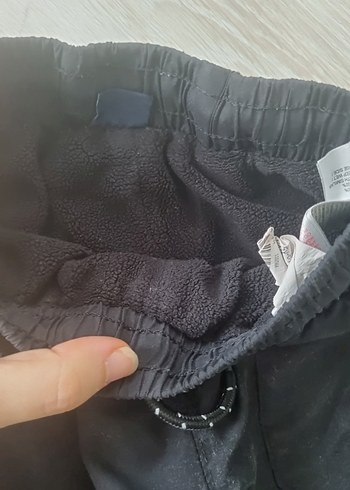 Erkek Çocuk Siyah Bol Kesim Keten Pantolon - Görsel 3