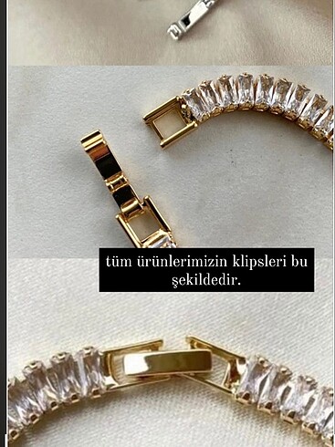 Beden altın Renk Zirkon Taşlı Baget Set