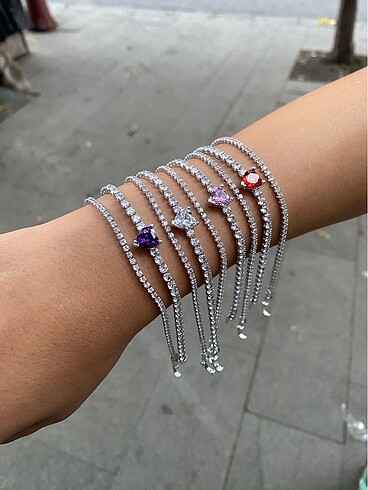 Pandora Gümüş Kaplama Çelik Kalpli kadın Bileklik