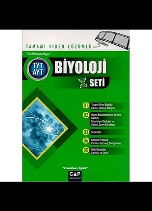 çap tyt ayt biyoloji seti 