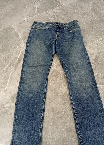 Lacivert Bağcıklı Erkek Regular Fit Denim Pantolon